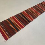 Old Turkish narrow Kilim Runner 320x58 cm shabby chic, vintage kelim