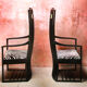 Charles Rennie Mackintosh Style High Back Armchairs