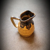Vintage bistro wine pitcher