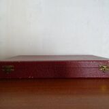 12 Art Deco knives 1930 bone or bakelite sleeves in case