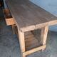 120cm workbench solid wood antique furniture
