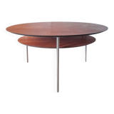 Beautiful Danish oval tripod coffee table