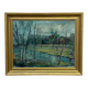 Swedish Oil on Canvas – “Obscured by Trees” by Hugo Carlberg