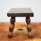 Wooden stool, small beaded foot stool, plant holder