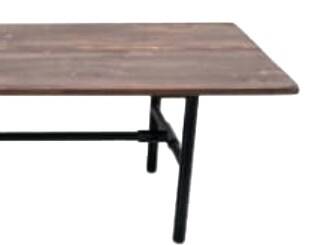 Vintage Scandinavian dining table in teak.