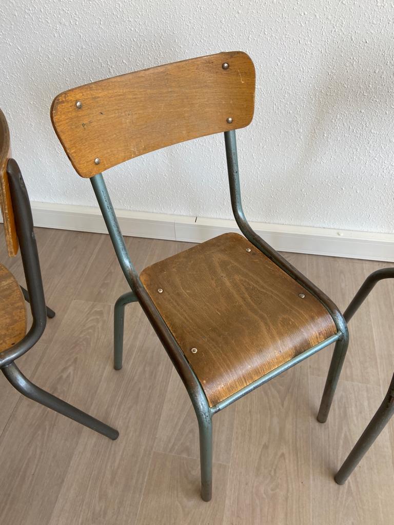 20 vintage mismatched school chairs