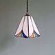 Stained glass pendant light, Tiffany style
