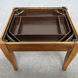 Art deco stool with secret compartment