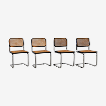 Série de 4 chaises B32 par Marcel Breuer