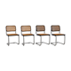 Series of 4 chairs B32 by Marcel Breuer