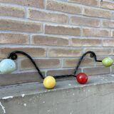 pair of vintage coat racks coat hooks