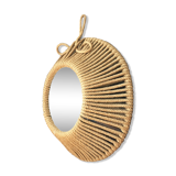 Mirror in rope early 195 - 48x48cm