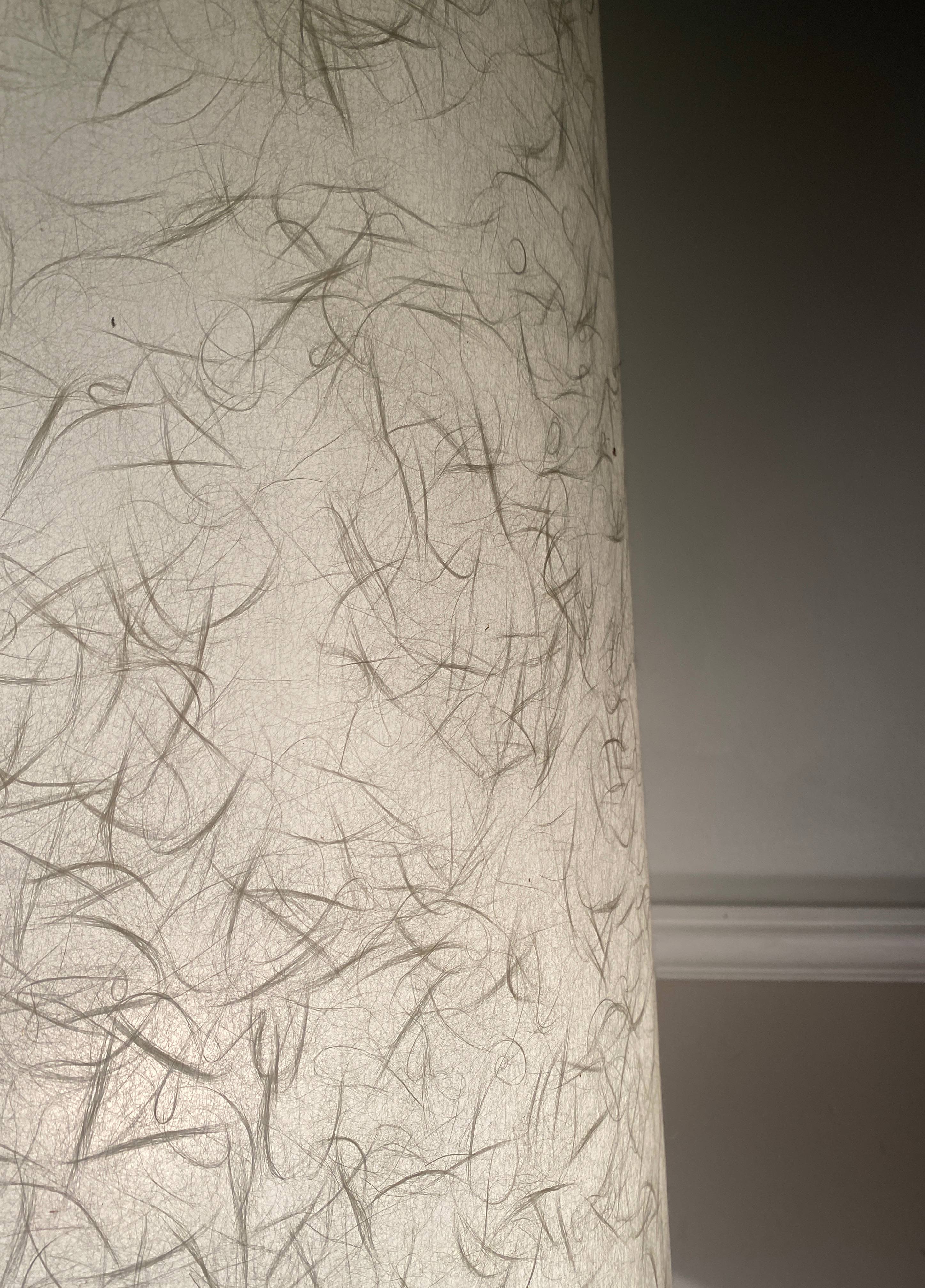 Floor lamp bedroom / living room vintage design 1970 glass