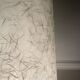 Floor lamp bedroom / living room vintage design 1970 glass