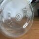 Bottle in transparent glass one gallon (3.8litres)