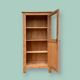 Parisian cabinet glazed raw wood nymphs and carved art nouveau decorations