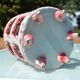 Antique Italian ceramic birdcage