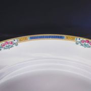 Large round serving dish, semi-deep, Bernardaud Limoges – Art Deco – A718