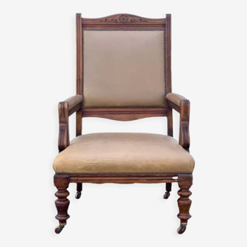 Fauteuil en acajou anglais