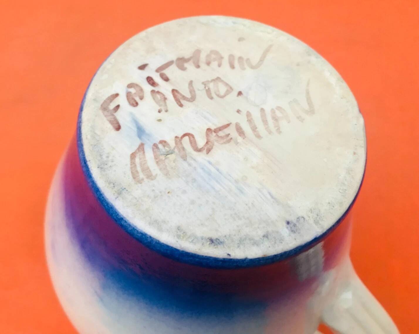 Jug / Ceramic Jug of Thau Anto Marseillan