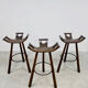Vintage Spanish barstools 'Brutalism'