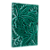 Green Ceramic Trivet with Leaf Decoration - Art Deco Period 1