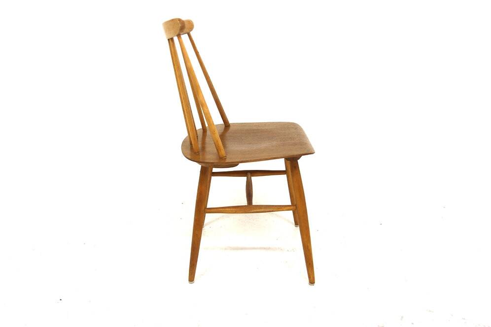 Set of 4 "Fanett" teak chairs by Ilmari Tapiovaara, Sweden, 1960