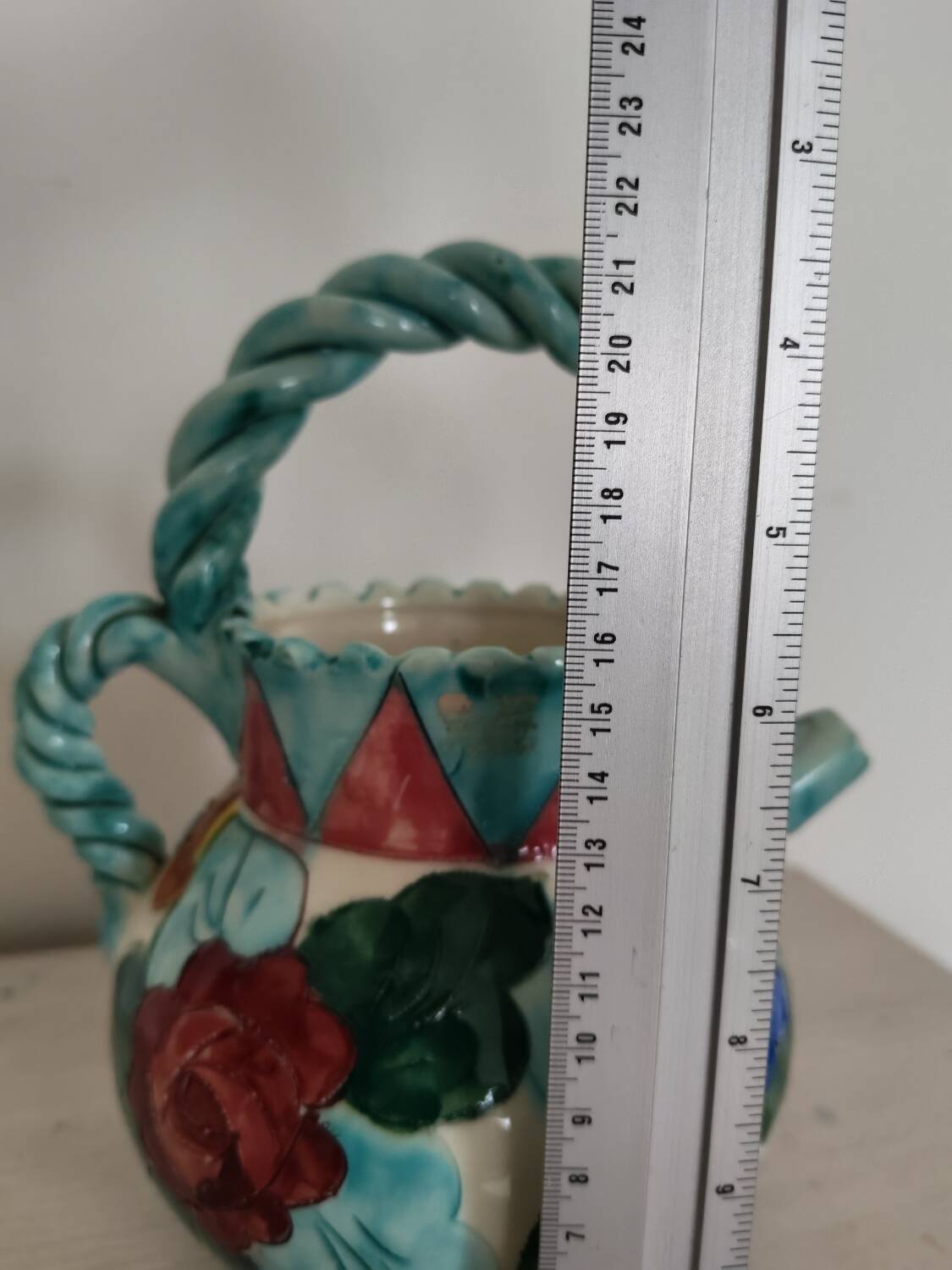 Ceramic carafe Longwy