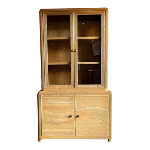 meuble vitrine bambou