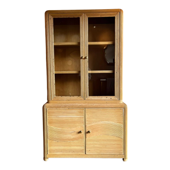 Showcase cabinet bamboo rattan Vivai del Sud