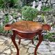 Mahogany violin table