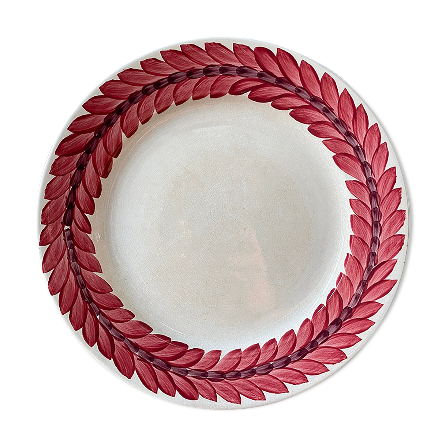 Plate "Viroflay" Sarreguemines France