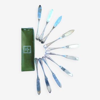 Set of 10 fish knives Christofle