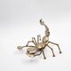 Brass and metal scorpion - 1970s