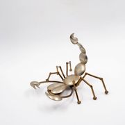 Brass and metal scorpion - 1970s