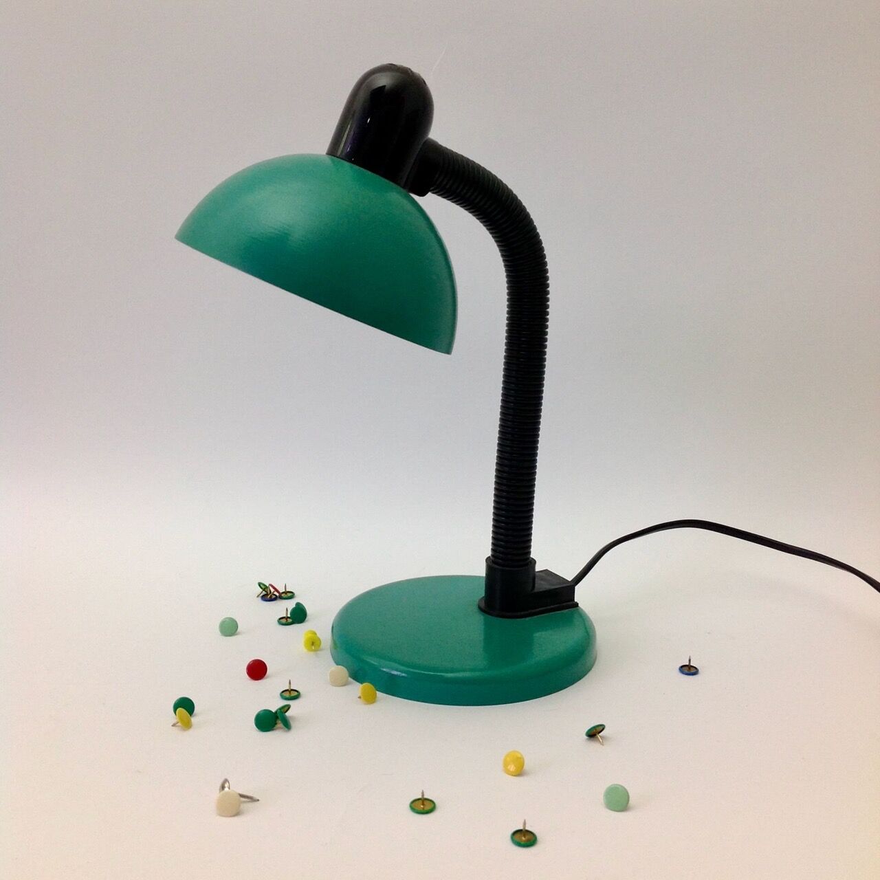 Green desk lamp