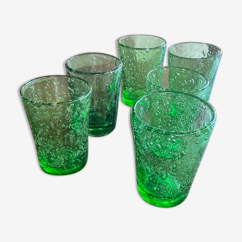Set of 6 De Biot glasses