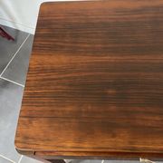 Table d’appoint, bureau 1 tiroir en placage de palissandre, 1950