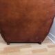 Tawny vintage leather club chair