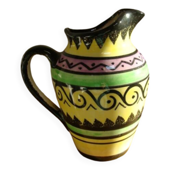 Vintage HB Quimper Breton pitcher