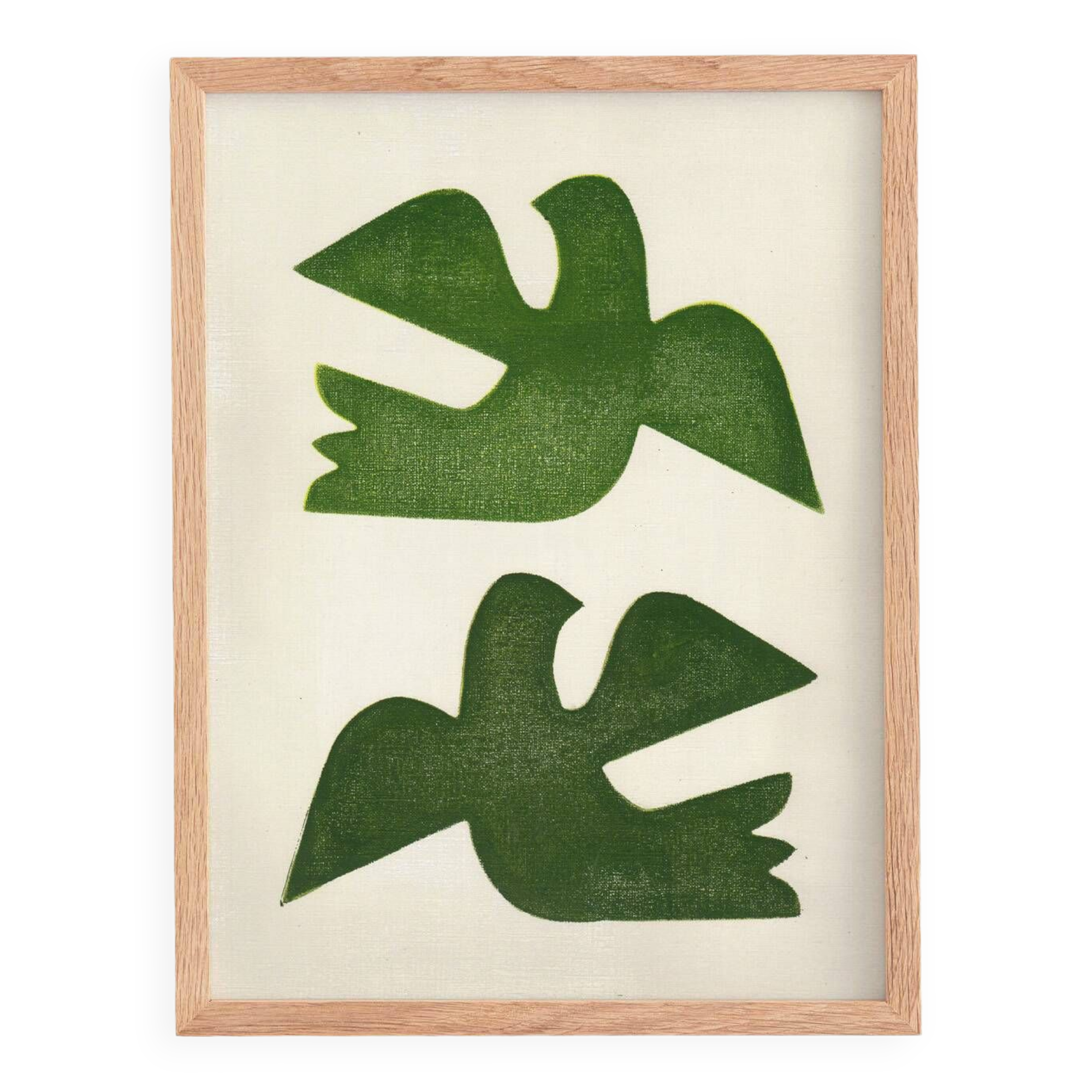 Painting - 30x40cm - Birds - signed eawy