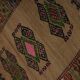 Vintage Turkish hallway rug 58x652 cm