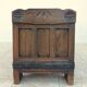 Rustic solid oak chest