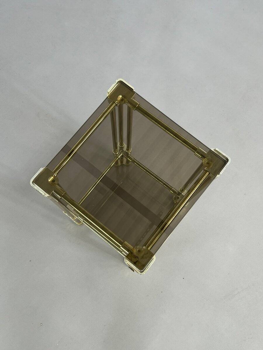 Brass and Glass End Column, 1970s