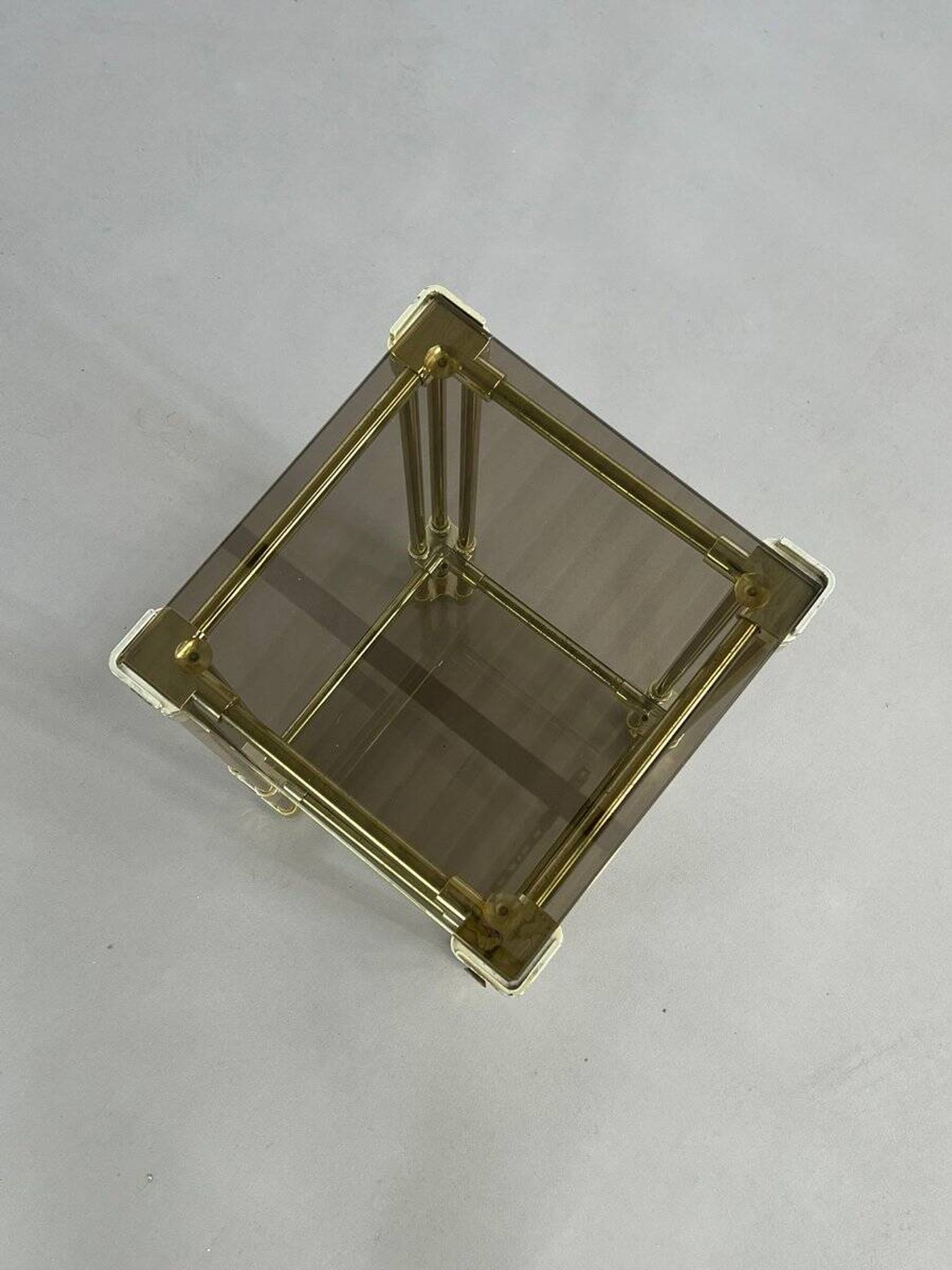 Brass and Glass End Column, 1970s