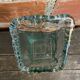 Vase Ancien Design Cascade Verre Bullé Vintage #C868