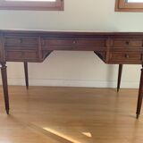 Bureau ancien Louis XVI merisier massif