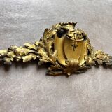 Brass pediment
