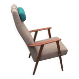 1960s high back armchair resotored