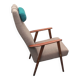 1960s high back armchair resotored